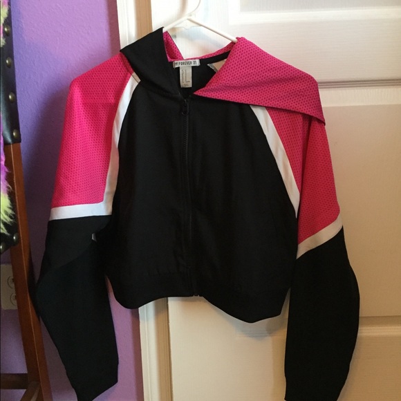 Forever 21 Jackets & Coats Cropped Athletic Jacket Poshmark